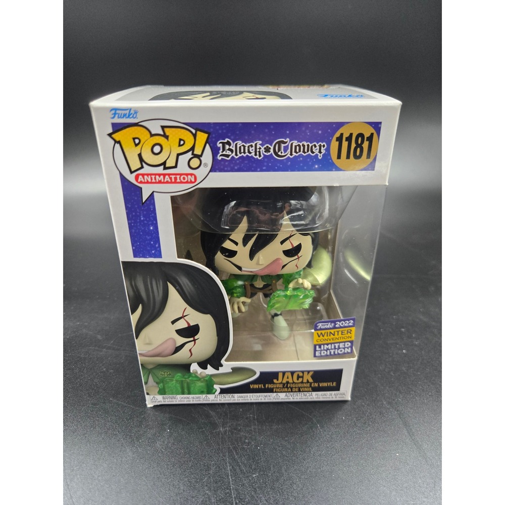 Funko Pop Black Clover Jack 1181 2022 Winter Convention Limited Edition Figure